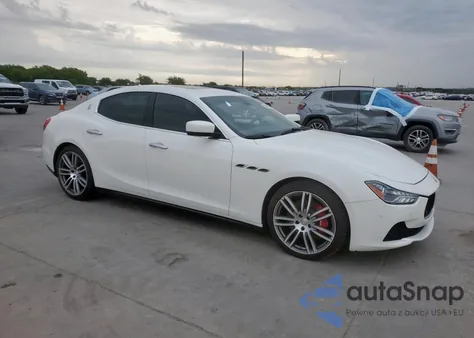 2015 Maserati Ghibli S z USA, uszkodzony, nr VIN ZAM57RTA2F1134744